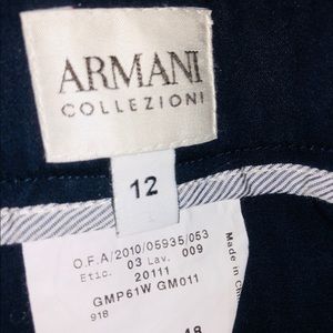 Beautiful Armani navy ankle length pants worn 1x